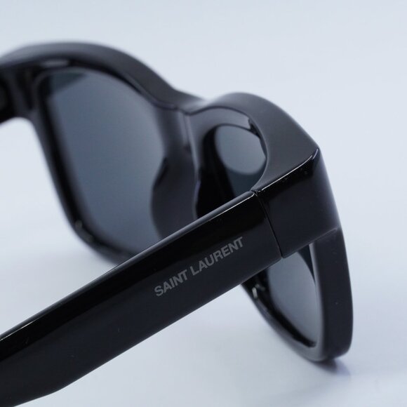 NEW SAINT LAURENT SL674 001 BLACK SUNGLASSES - Picture 5 of 12